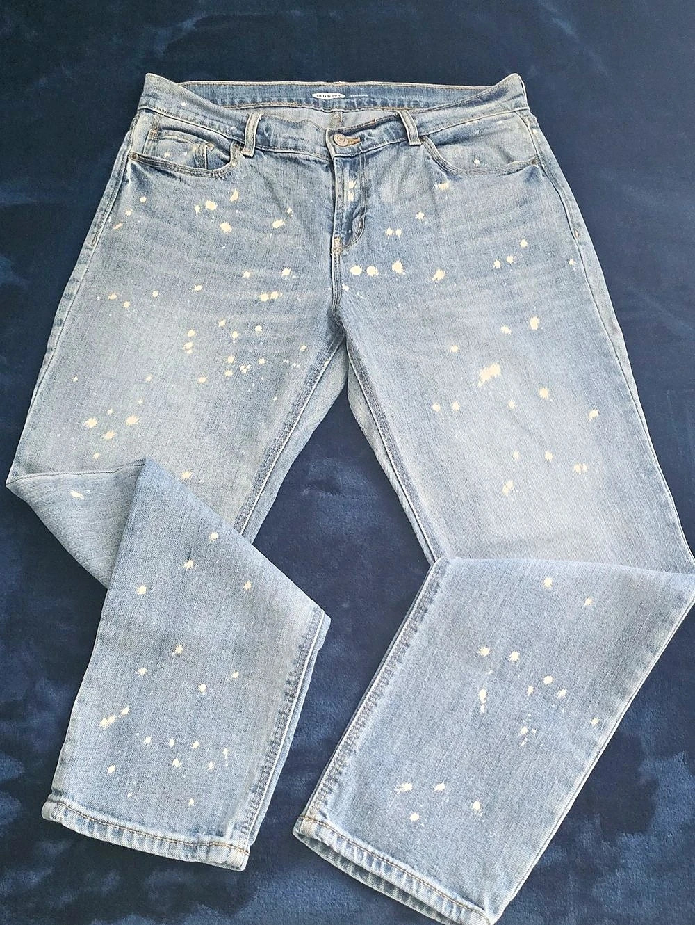 Old Navy Boyfriend Distressed Jeans in Blue Size 6